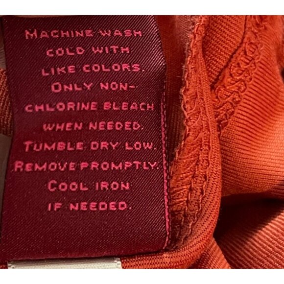 212 Collection Womens Scoop Neck T-Shirts 2-Pack Black & Orange Large - Picture 16 of 16